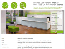 Tablet Screenshot of hno-warendorf.de